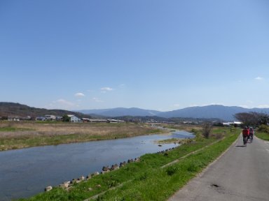 土器川自転車道（財田川）