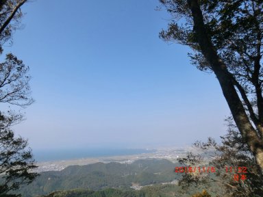竜宮山からみた琵琶湖