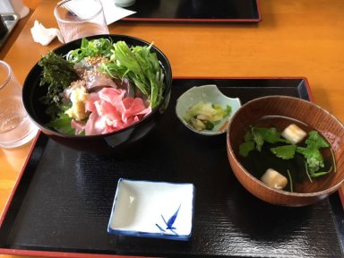 アカゼムロアジ丼(なりじ、テルリン)