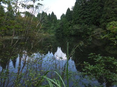 三国池の水鏡