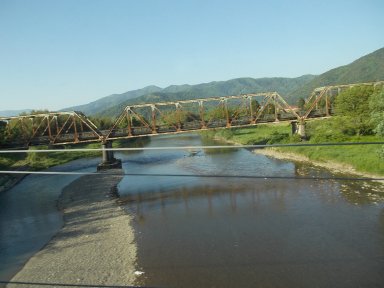 サビサビの鉄橋