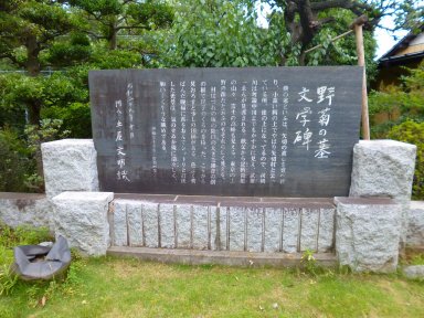 12 野菊の墓文学碑
