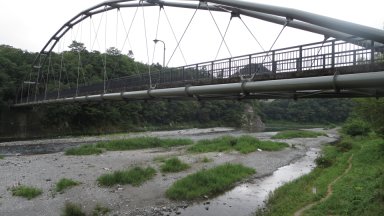 釜の淵公園の柳淵橋