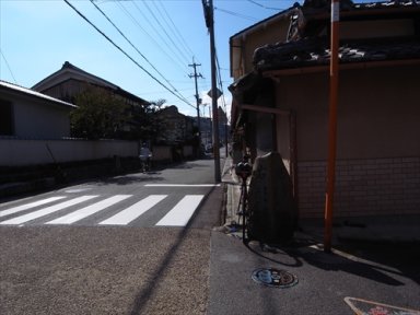 醍醐寺へ向かう古街道