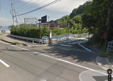 来島海峡大橋から県道49号線への出口