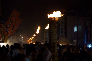 富士吉田の街_火祭
