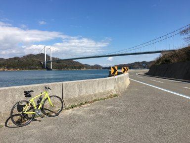 大島から見た伯方・大島大橋