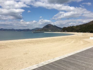 生口島のチェックポイント≪瀬戸田サンセットビーチ≫