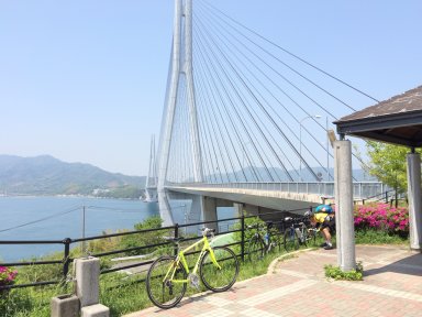 生口島から見た多々羅大橋