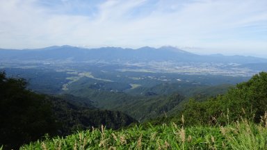 大河原峠からの眺め(浅間山方面)