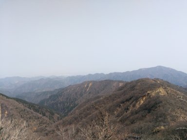 登山道からの眺望