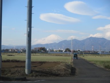 10：54今日最初の富士山