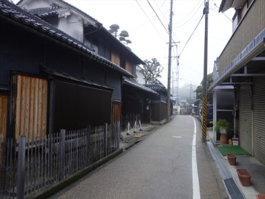 竹ノ内街道の家並