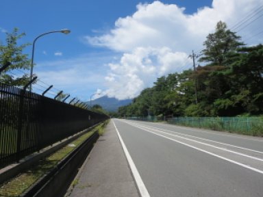 富士山裾野の道路
