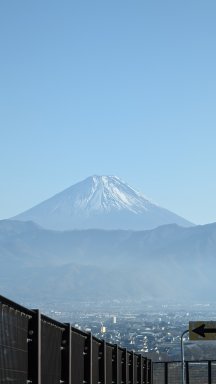 桃花ループ橋からの富士山