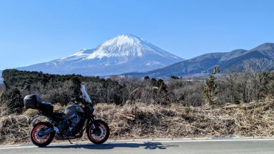 小山町湯船原からの富士山